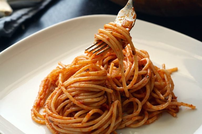 Spagehettis sauce tomate
