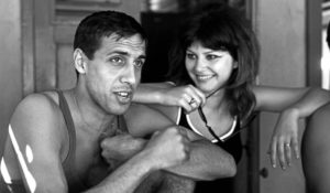 Adriano Celentano et son épouse, la chanteuse et productrice Claudia Moroni - 1962